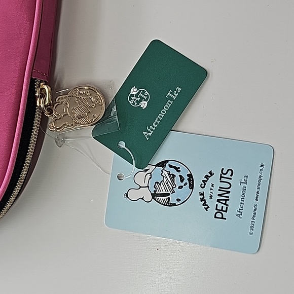 Afternoon tea X Snoopy Pink Pouch - Picture 3 of 3